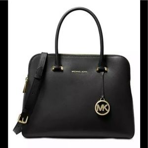 Michael Kors Houston medium satchel black purse